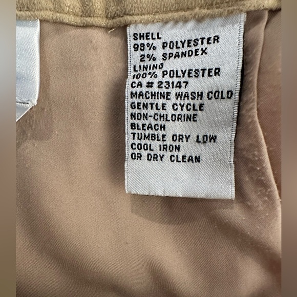 Vintage Talbots faux suede skirt J-36 - Picture 6 of 6